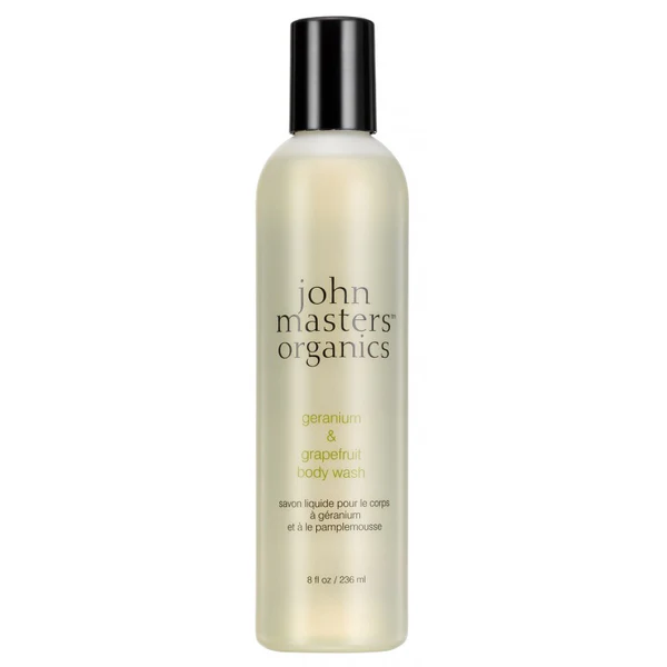 John masters organics Gel Douche Géranium et Pamplemousse 236 ml