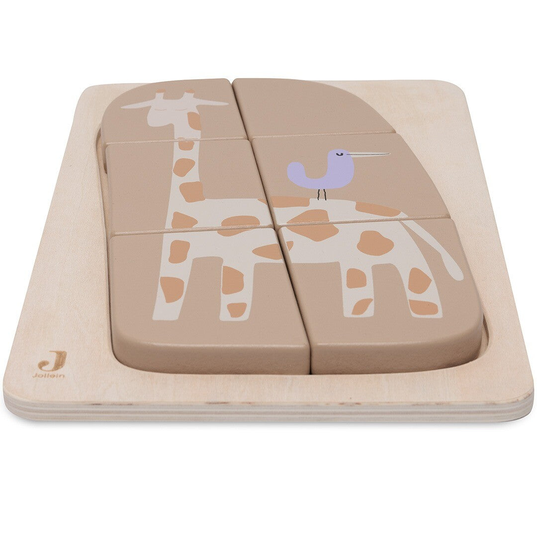 Jollein puzzel jungle jambo - giraffe - 6st