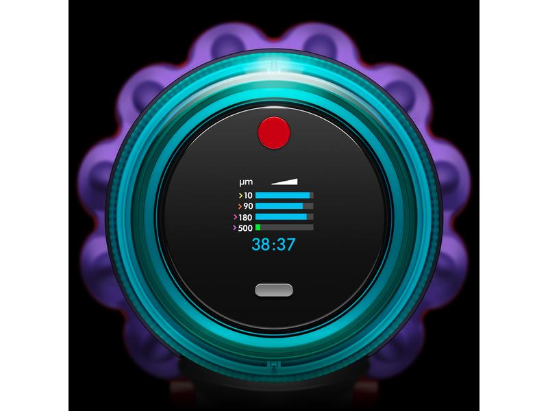 Dyson Akku-Hand- und Stielsauger Gen5 Detect Absolute Kabelloser Staubsauger mit Lichtstrahl-Stauberkennung und Display-Anzeige