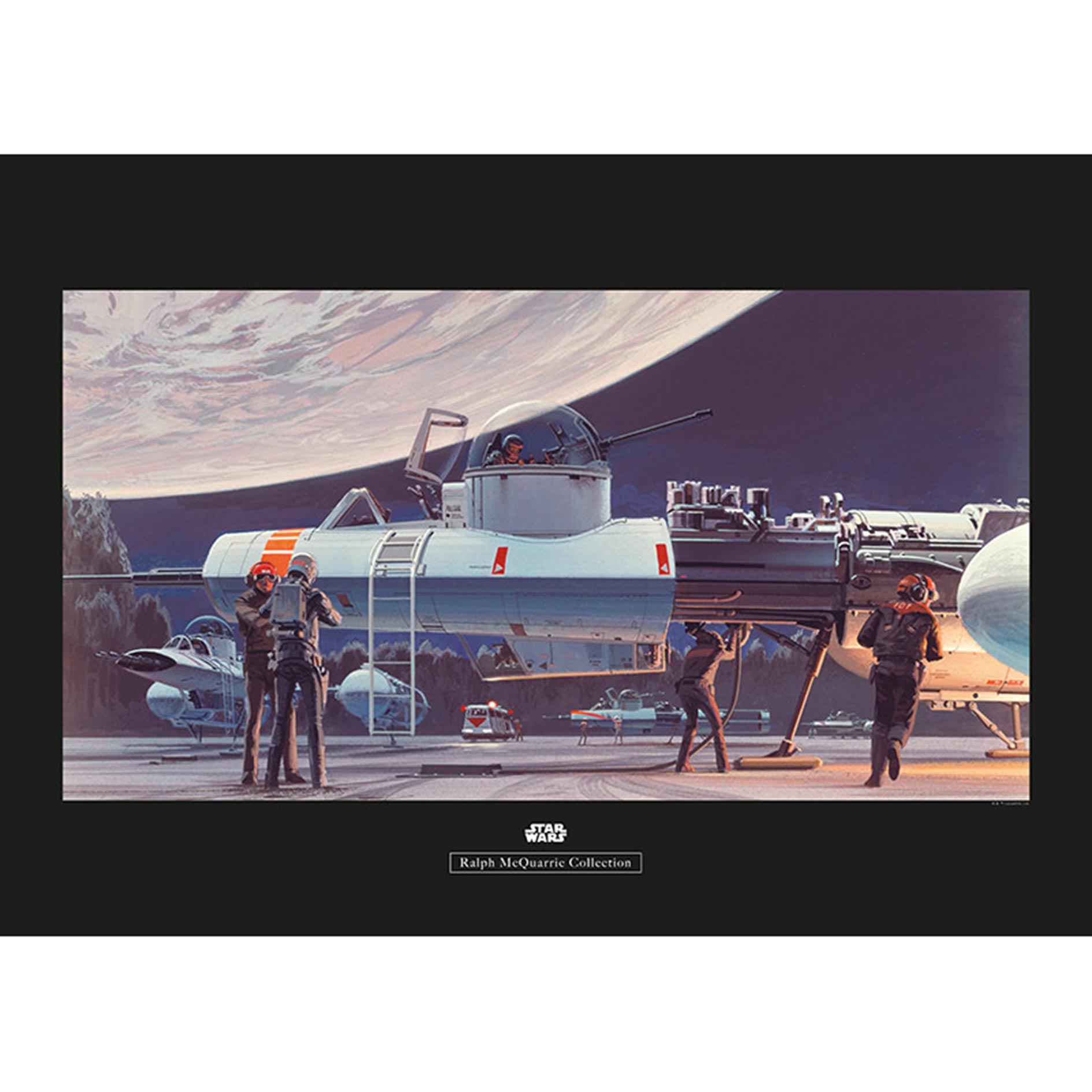 Wandbild STAR WARS CLASSIC RMQ YAVIN - 70x50 cm