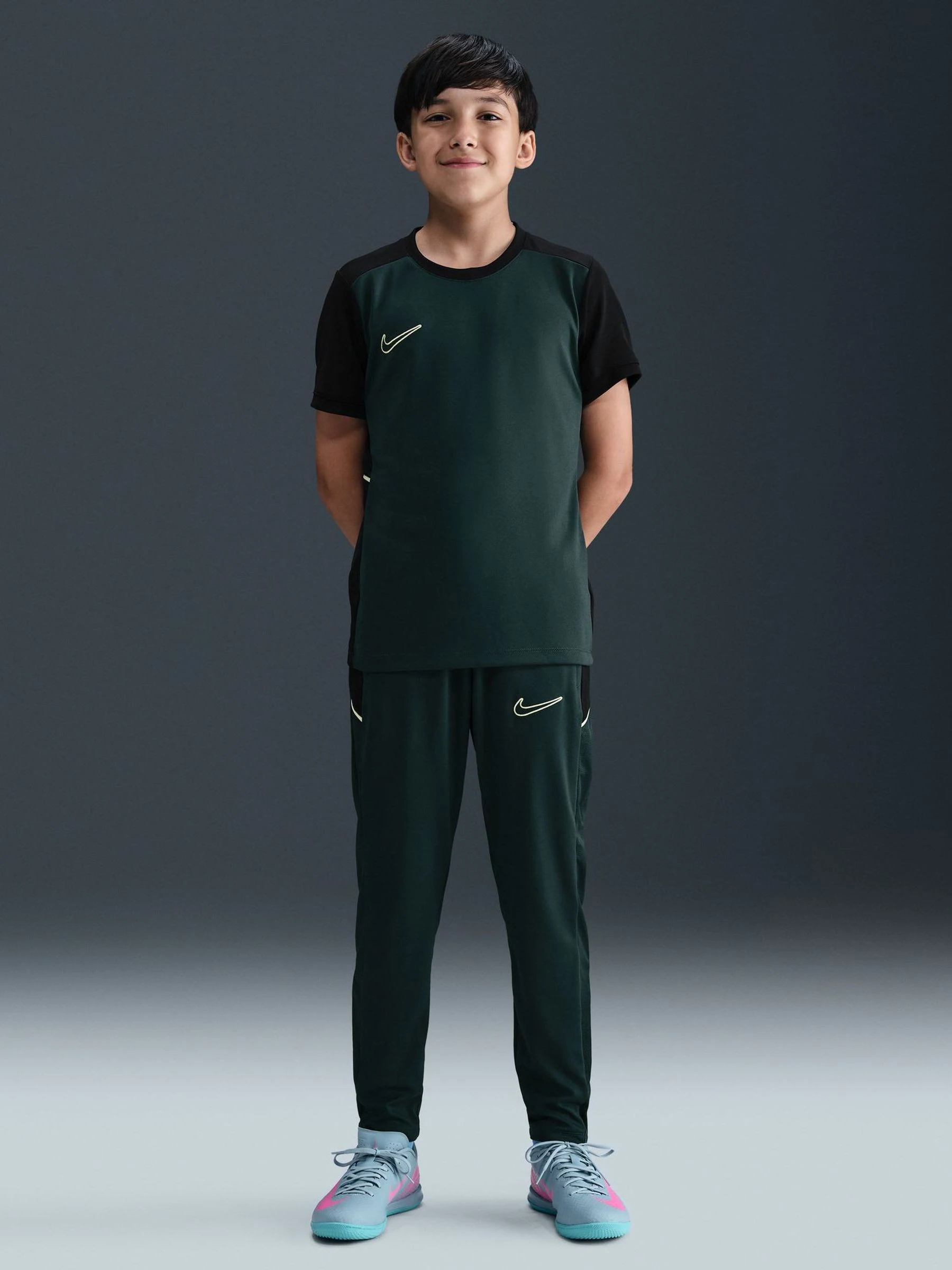 Donkergroen zeewier - Nike Academy 25 Dri-FIT voetbalshirt
