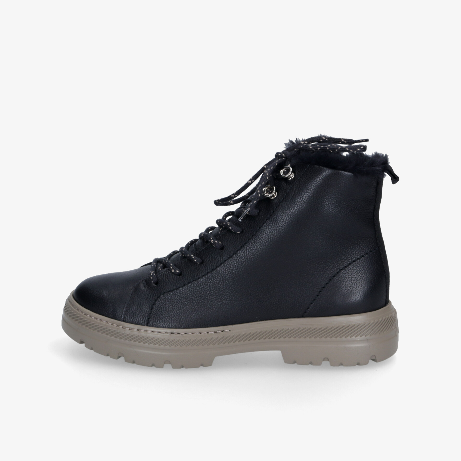 paul green Unisex Schnürstiefeletten schwarz