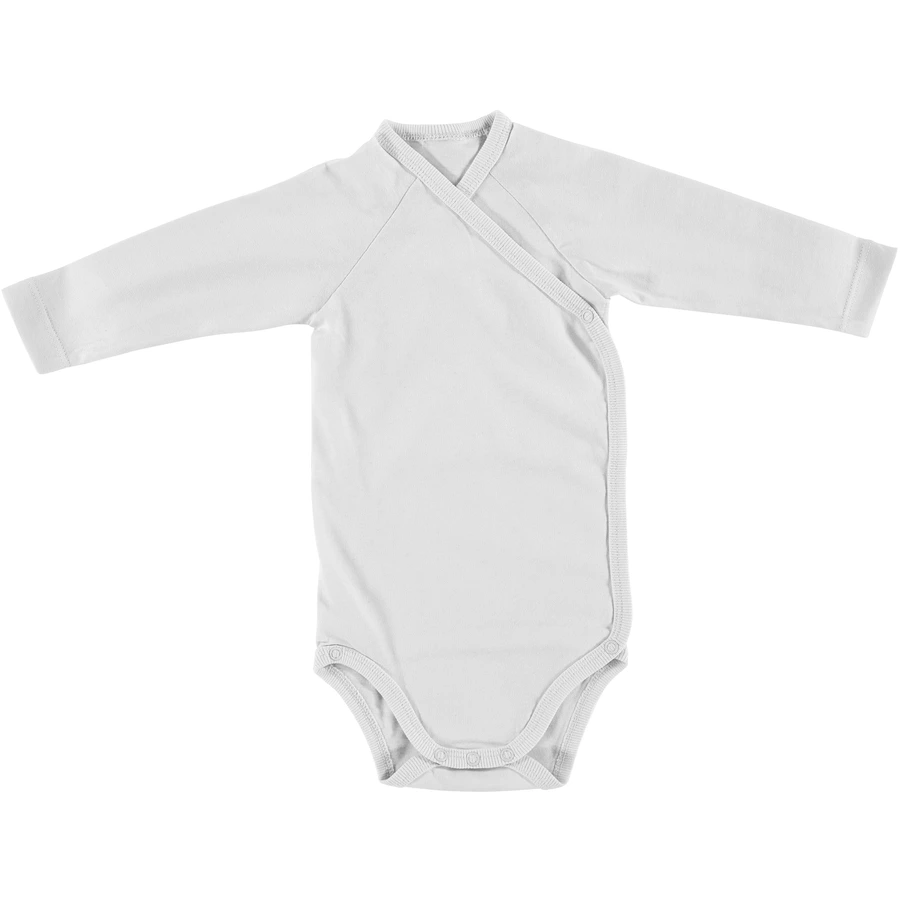 Alvi® Langarmbody 2er Pack grau + weiß