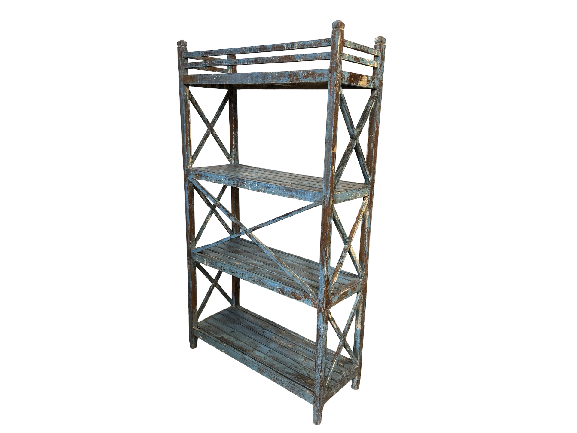 Wandkast groot uniek blauw
