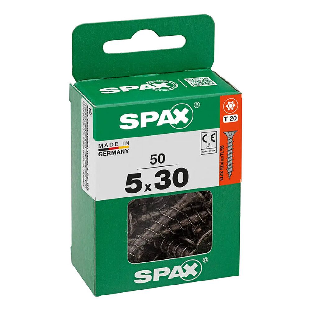 UNIVERSALSKRUE SPAX T-STAR VGW BLAX 5X30MM 50STK