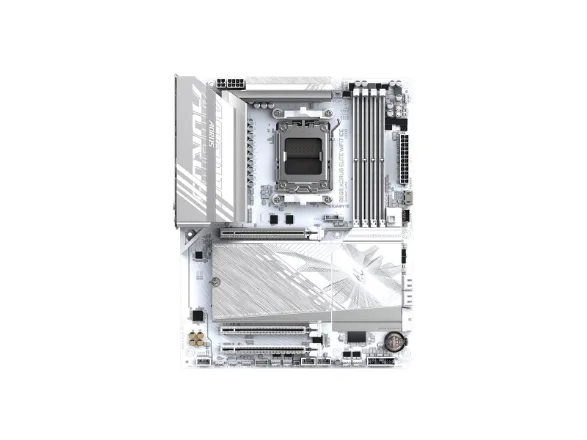 AORUS B850 ELITE WIFI7 ICE - Bundkort - ATX - Socket AM5 - AMD B850 Chipset - USB-C 3.2 Gen 2x2, USB-C 3.2 Gen2, USB 3.2 Gen 2, USB 3.2 Gen 1 - Bluetooth, Wi-Fi 7, 2.5 Gigabit LAN - onboard grafik (CPU påkrævet) - HD Audio (8-kanaler)
