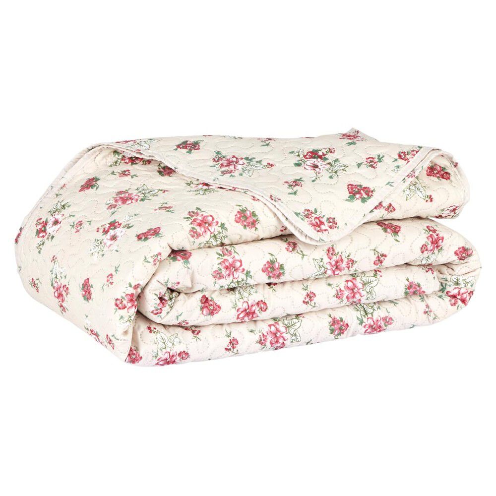 Couvre lit avec sac imitation boutis