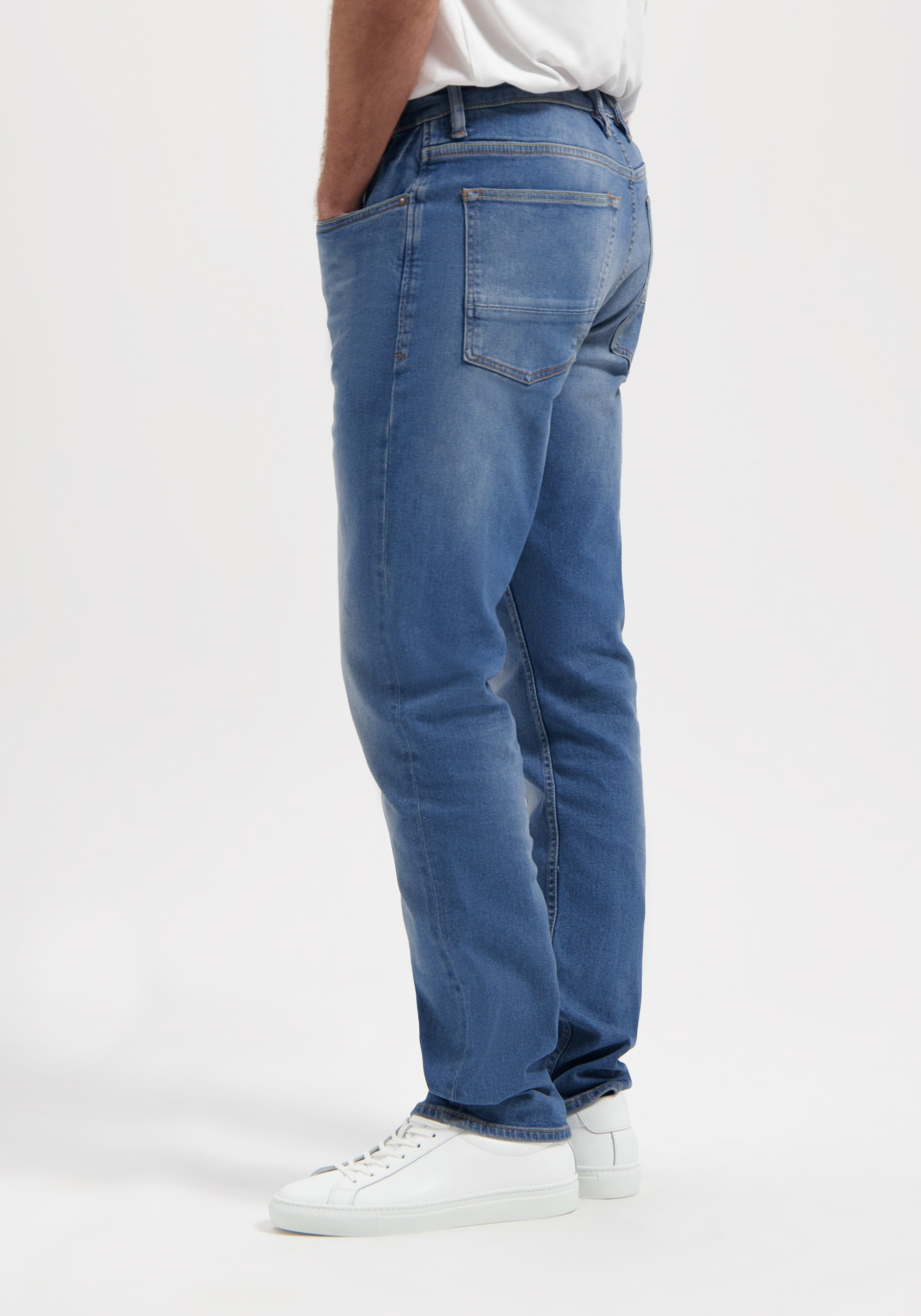 Kuyichi Herren-Jeans Scott Regular Daytona Blue