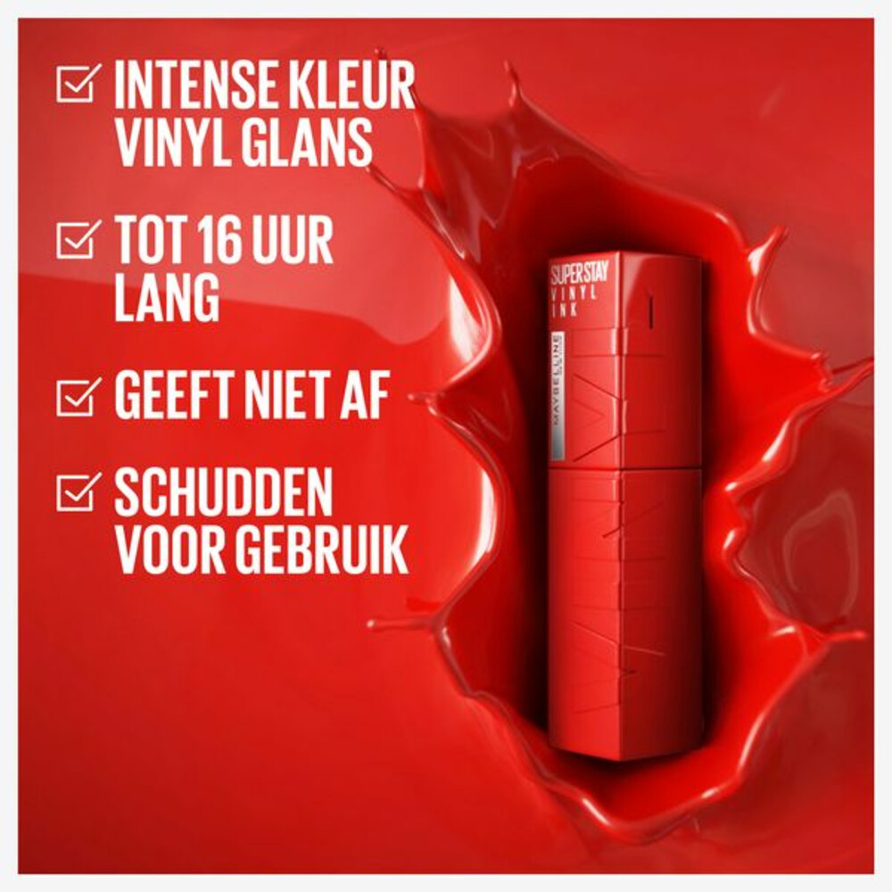 Maybelline SuperStay Vinyl Ink Liquid Lipstick 155 Upbeat4,2 ml