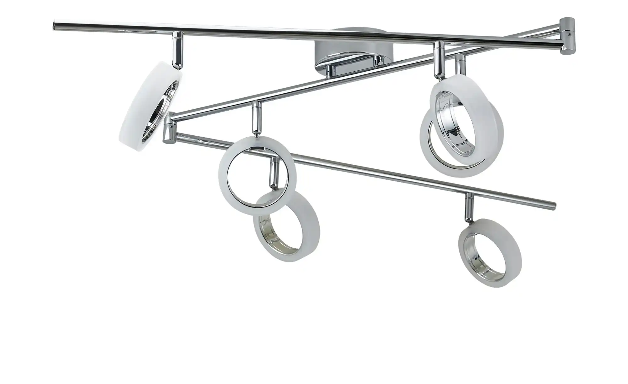 KHG LED-Deckenstrahler, 6-flammig mit Acrylringen