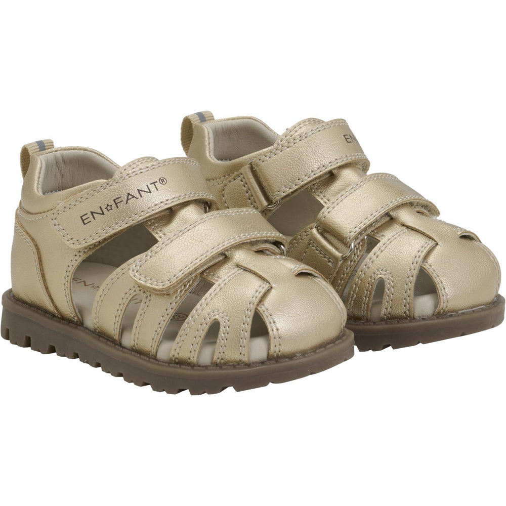Køb En Fant Champagne Beige Sandal Velcro