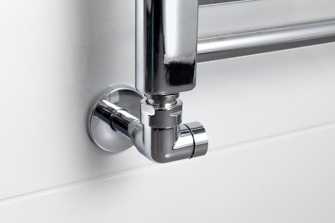 Sapho Corner Simply handdoekradiator aansluitset rechts chroom