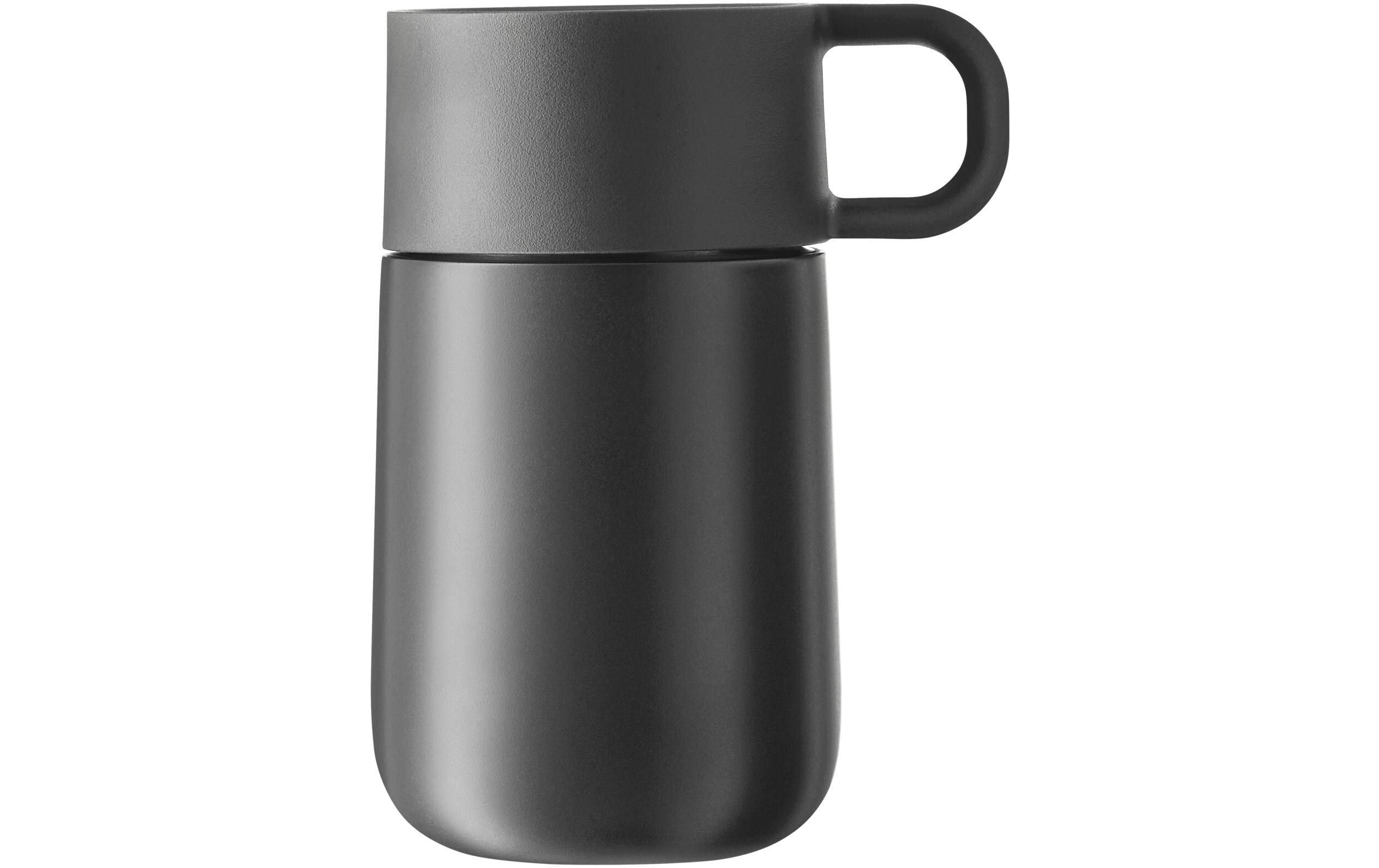 Thermobecher Impulse Travel Mug 300 ml, AnthrazitIsolierbecher mit Automatikverschluss für unterwegs