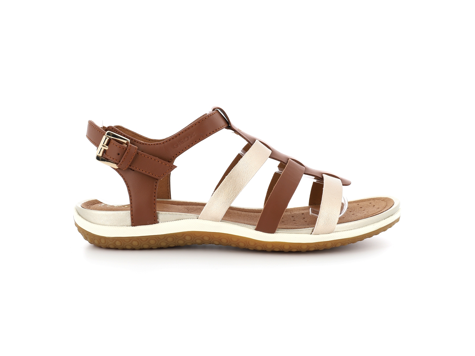 Geox-D VEGA D72R6A Cuir Miel or