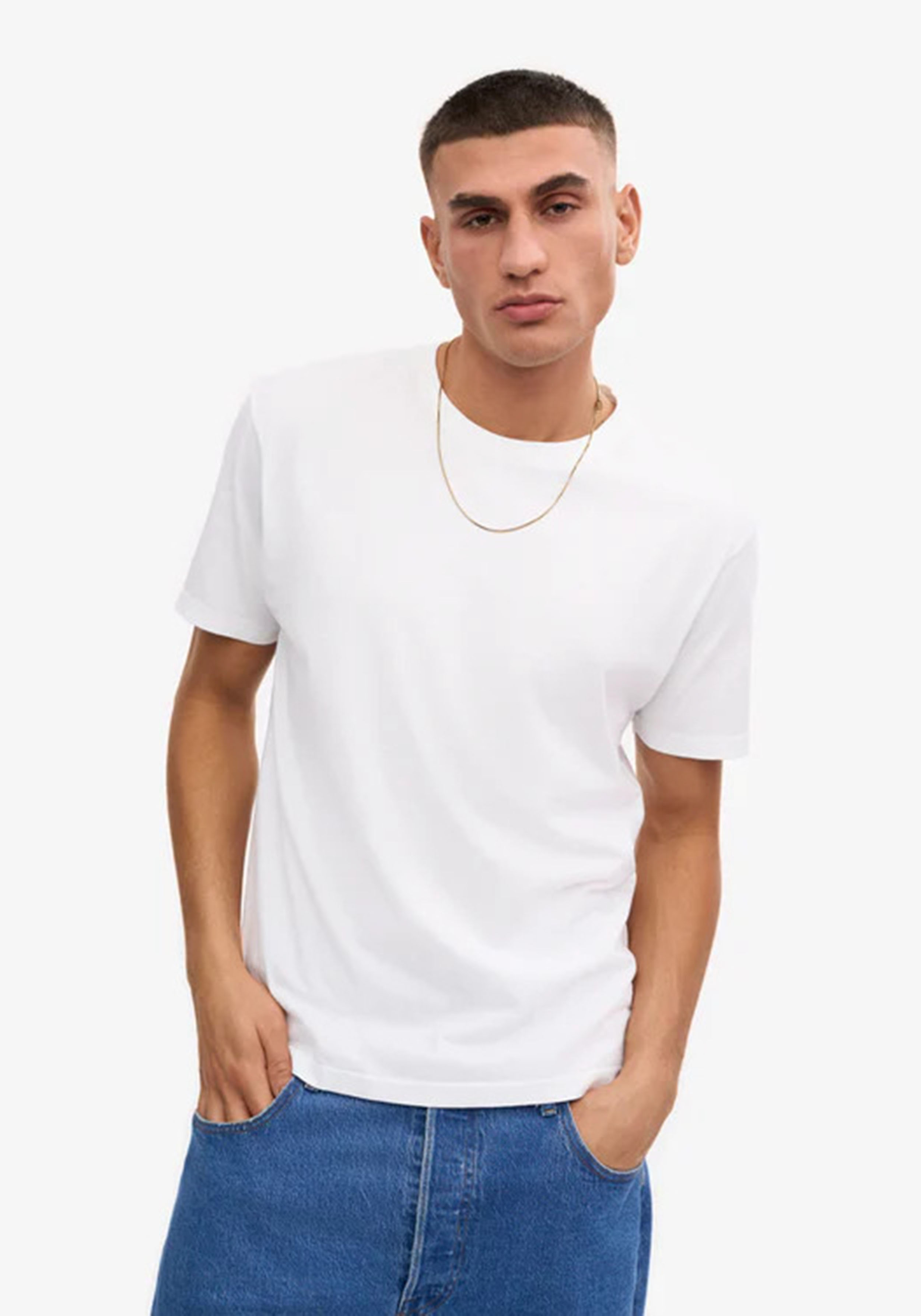 Colorful Standard Herren-T-Shirt Optical White