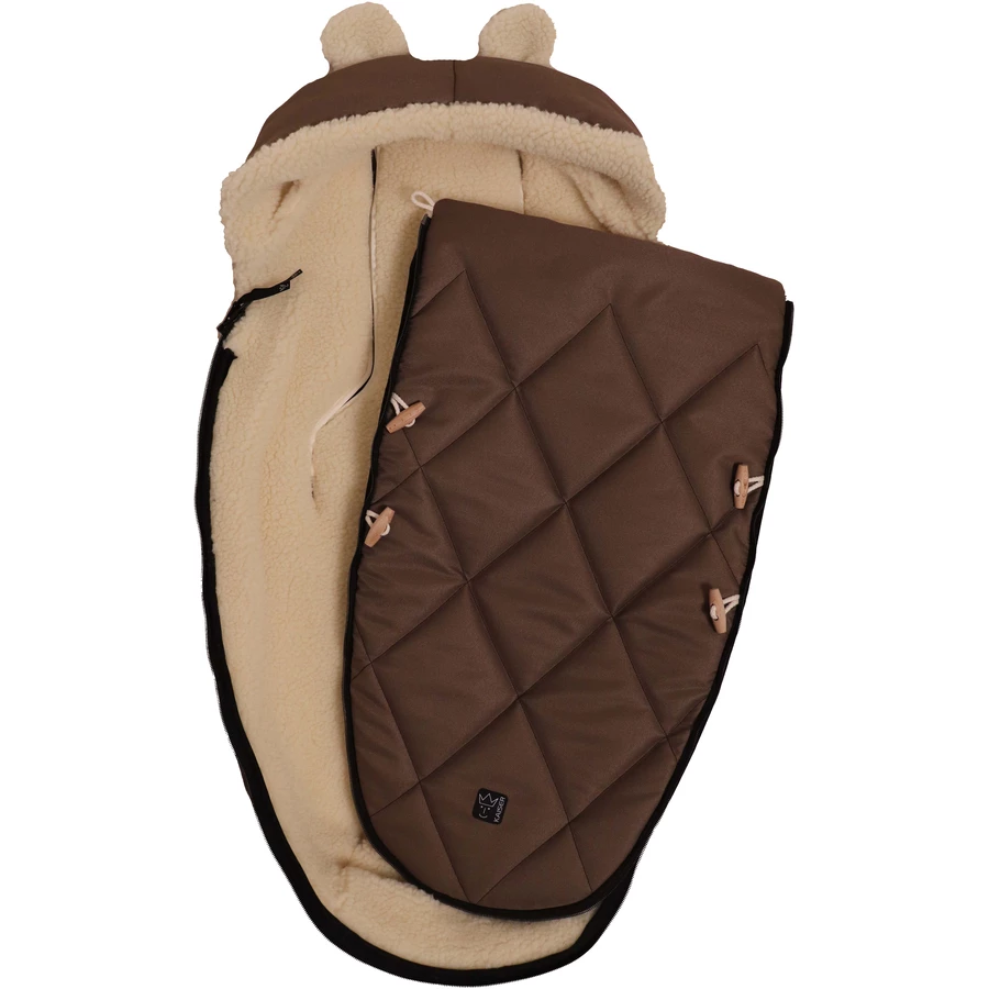 Kaiser Winterfußsack XL EARS WOOL caribou