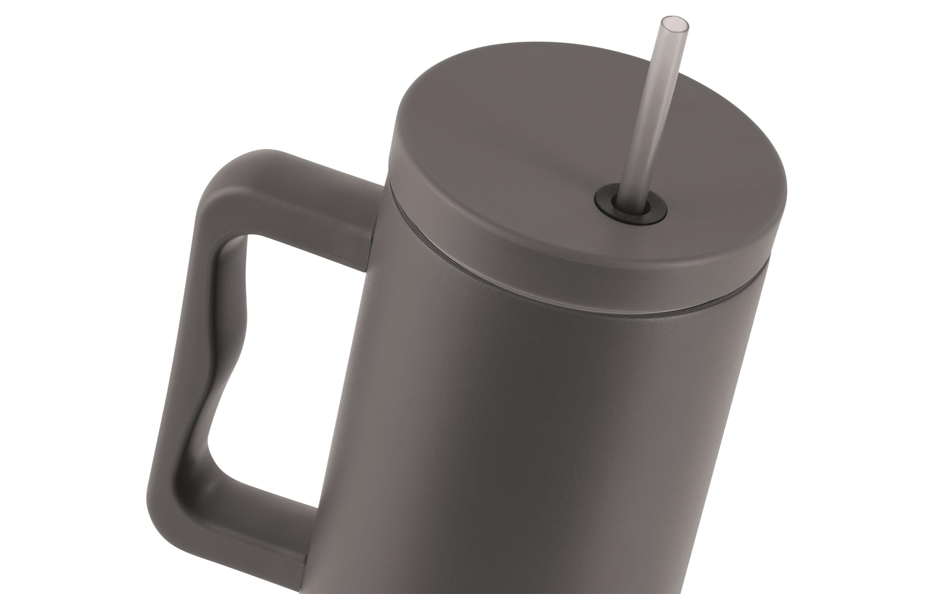 Thermobecher 1200 ml, GrauIsolierbecher mit Griff