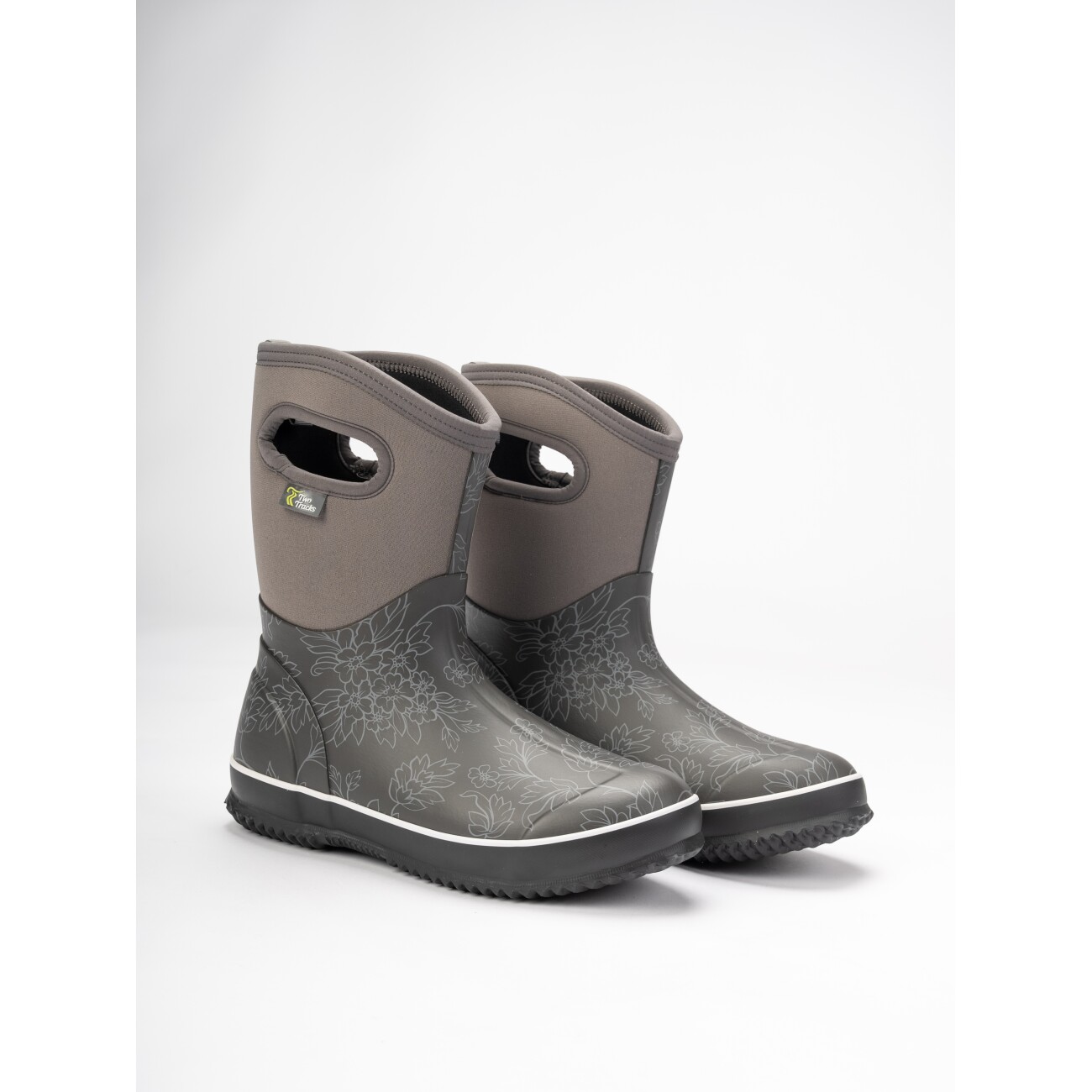 TwoTracks Pia Grey Neoprenstiefel halbhoch 39 - EU