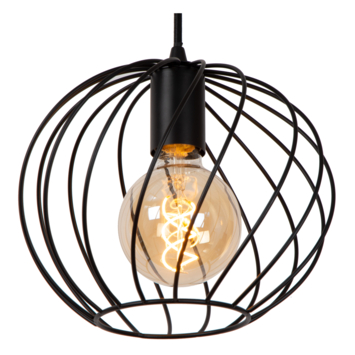 Lucide hanglamp danza zwart 130x25 cm (lxb)
