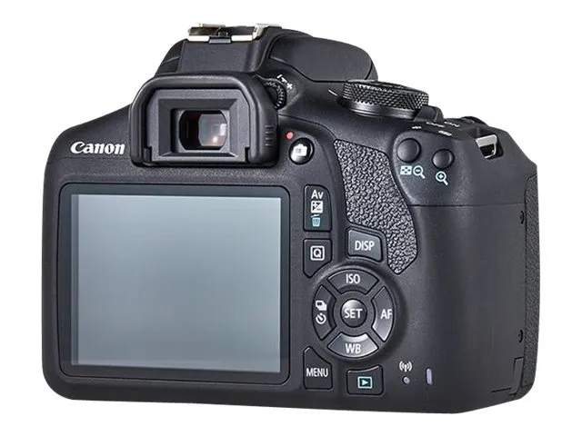Canon EOS 2000D - Digitalkamera - SLR - 24.1 MP - APS-C - 1080p / 30 fps - 3x optisk zoom EF-S 18-55 mm III og EF 75-300 mm III objektiver - Wi-Fi, NFC