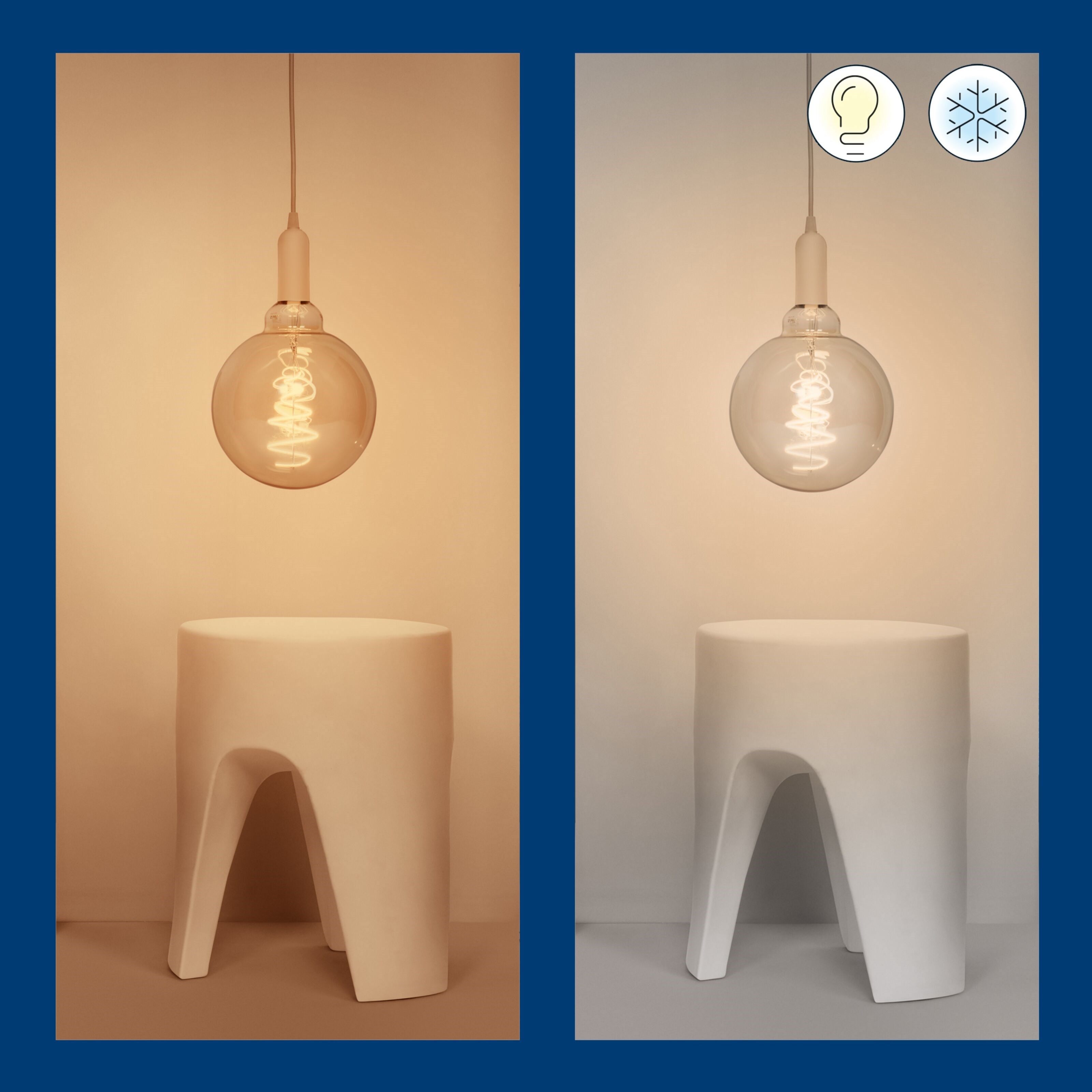 WiZ Amber Filament G200 Smart LED-pære E27 390 lm