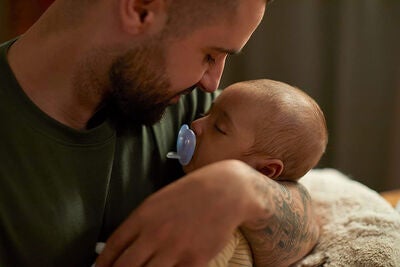 Philips Avent Curved Soothie 0-6m, Blå