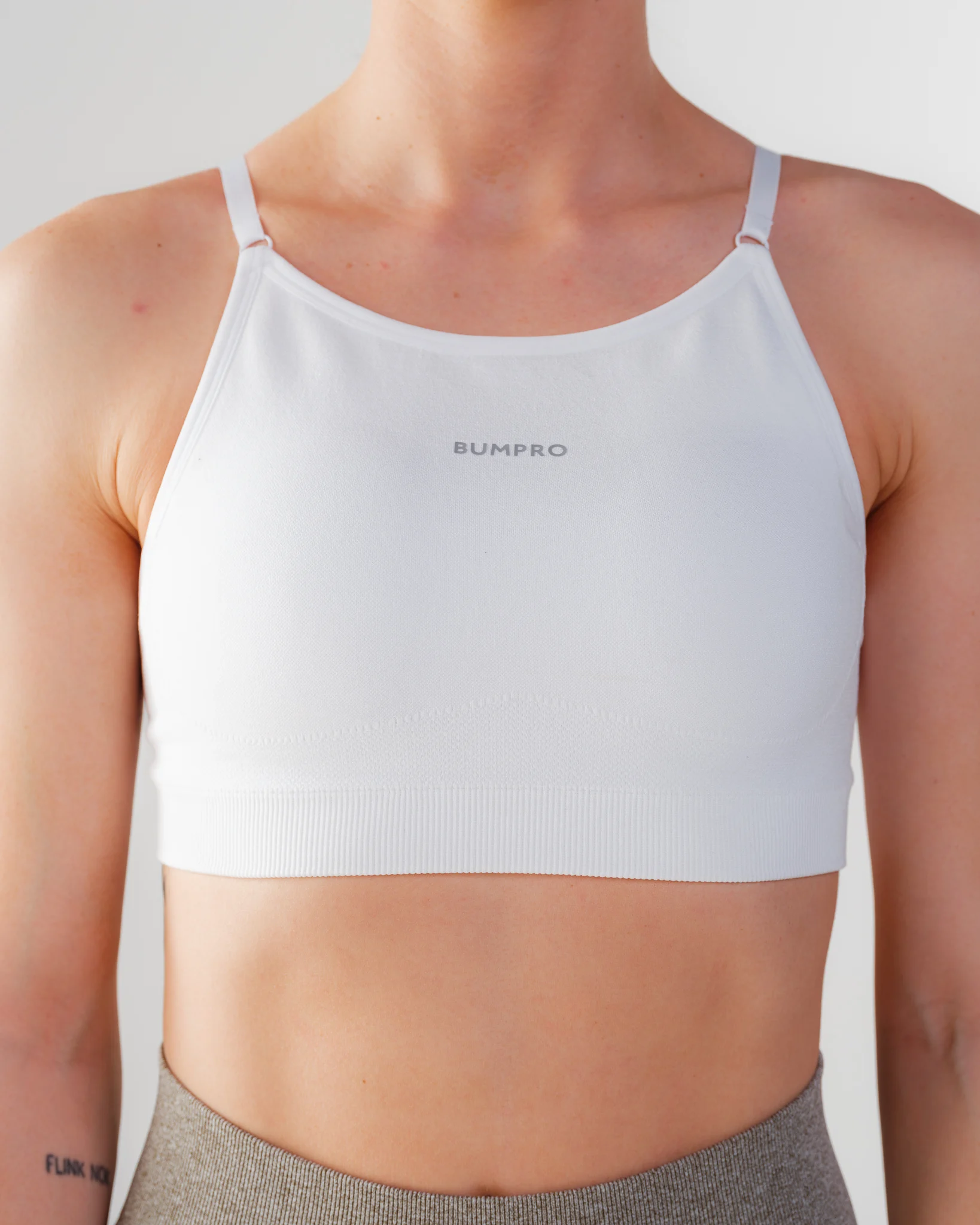 Bumpro Power Up! Bra White Brilliant