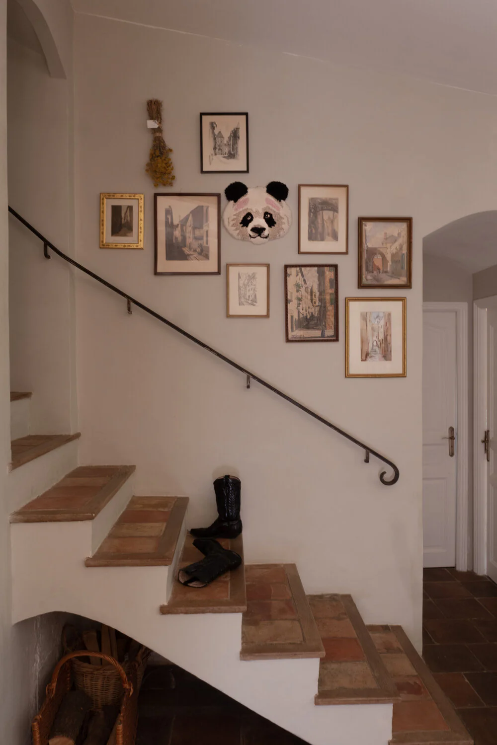 Doing Goods  Plumpy Panda vægdekoration - Off White