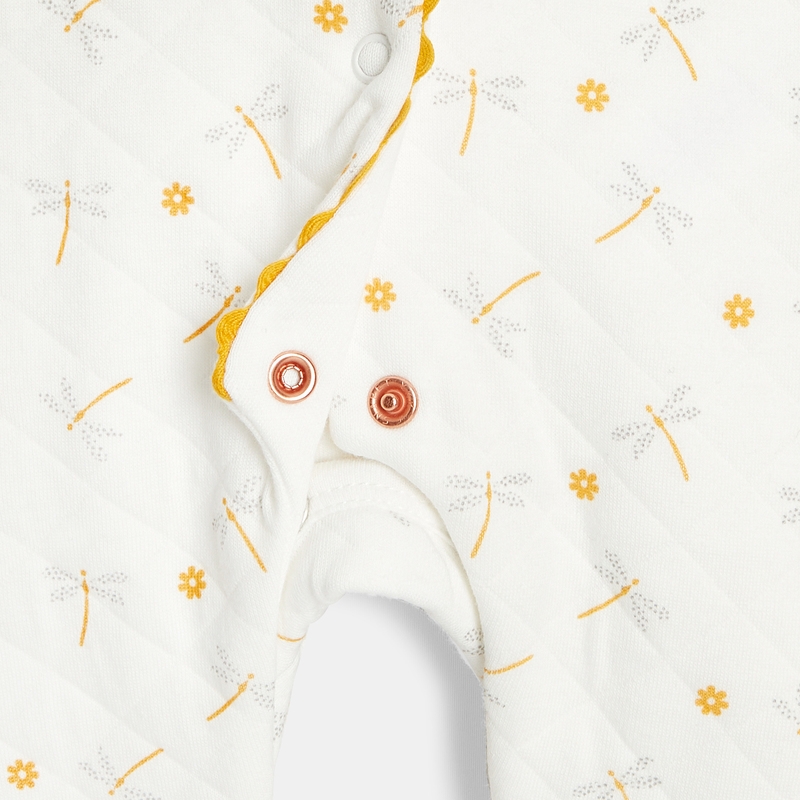 Dors-bien libellules matelassé blanc bébé fille