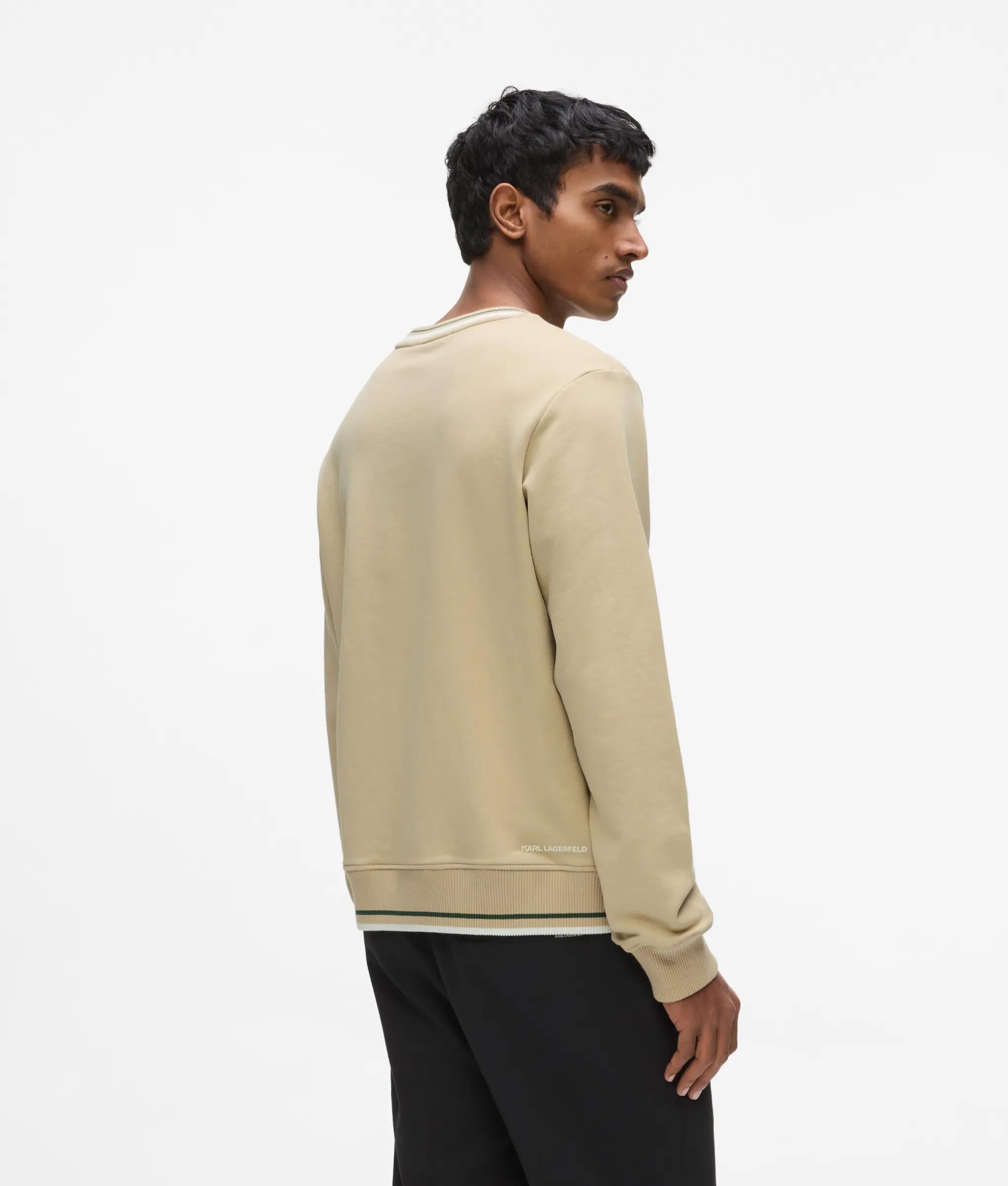 Ikon sweatshirt met streepdetail