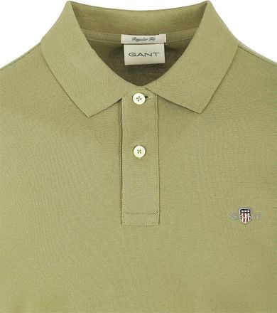 Gant Shield Piqué Poloshirt Lichtgroen 2210-345 kopen