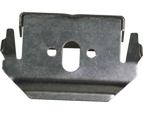 Universele steunbeugel, 22 mm profiel van aluminium, aluminiumkleurig