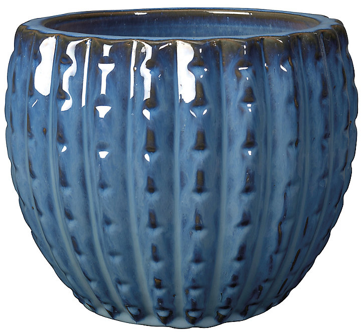 Pot rond terre cuite Deroma Majorelle ø20 x h.16 cm