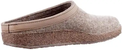 Haflinger beige 713001 - maat 44 pantoffel beige - maat 44 Calandschoen
