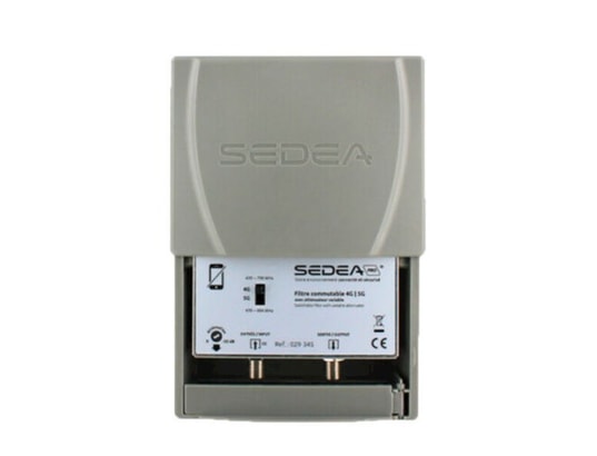 SEDEA - Accessoire antenne Filtre atténuateur 4g – 5g | uhf (21-60 ou 21-48)