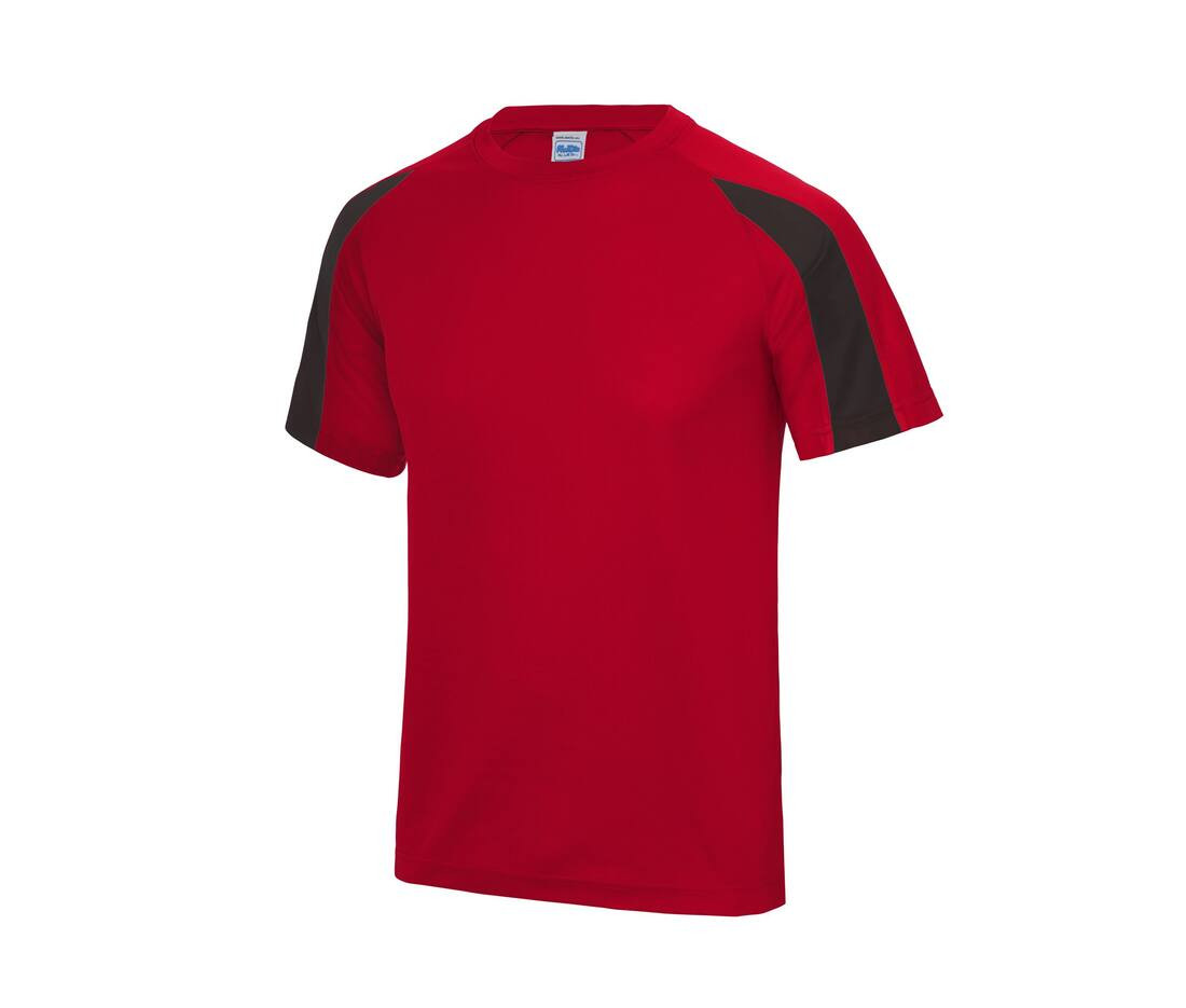 JUST COOL JC003 - Tee-shirt de sport contrasté
