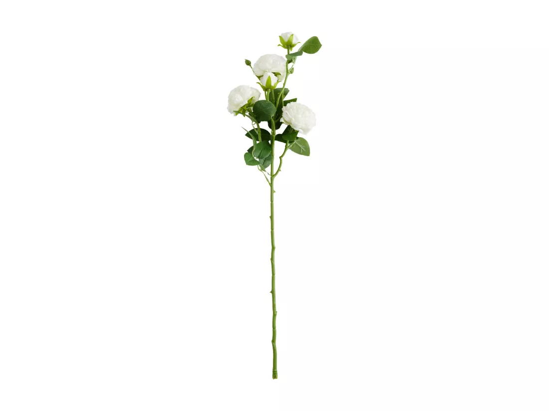 Fleur Peoni blanc moyen 66.5 x 15 x 8