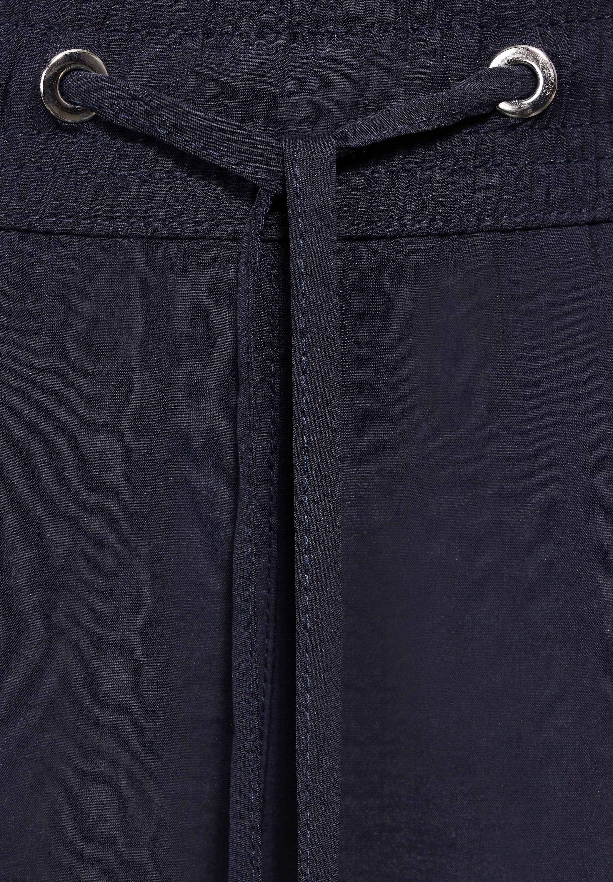 STREET ONE Stoffhose  Sommerhose mit Kordelzug