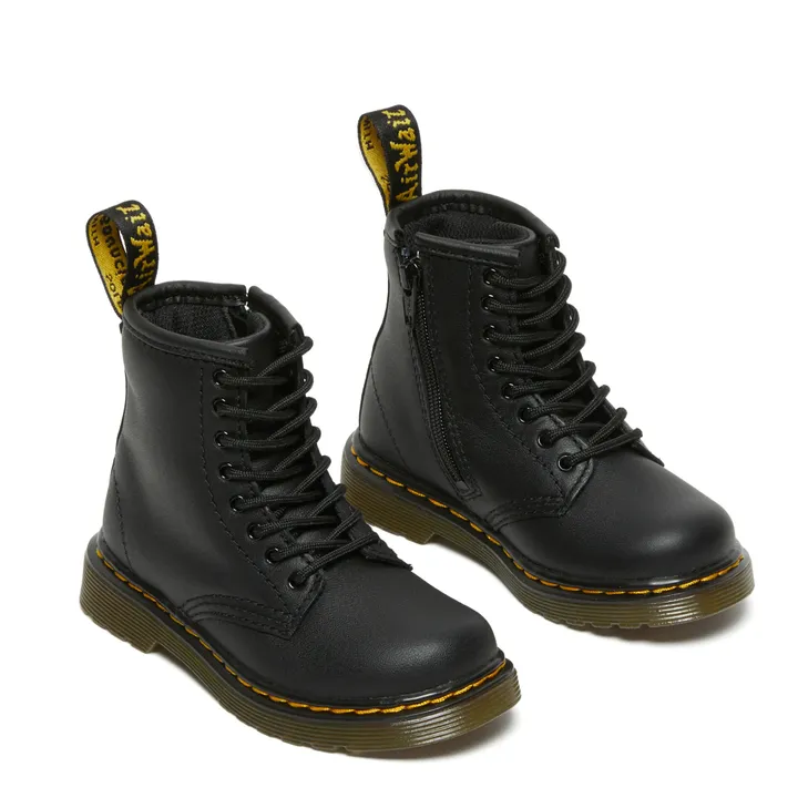 Dr Martens Boots à Lacets 1460 Cuir Lisse | Noir