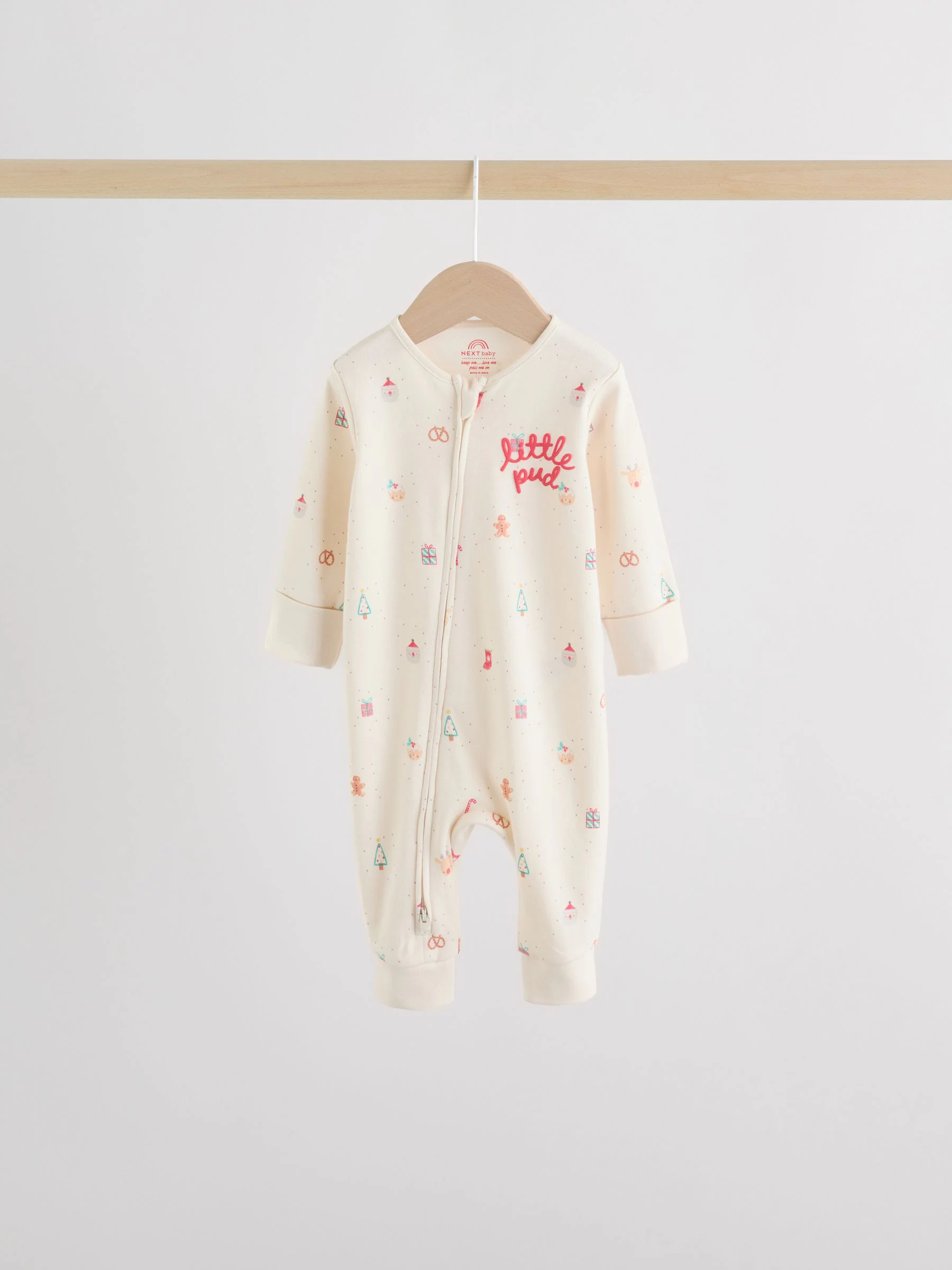 Rood - Kerst babypyjama's 3 stuks (0mnd-3jr)