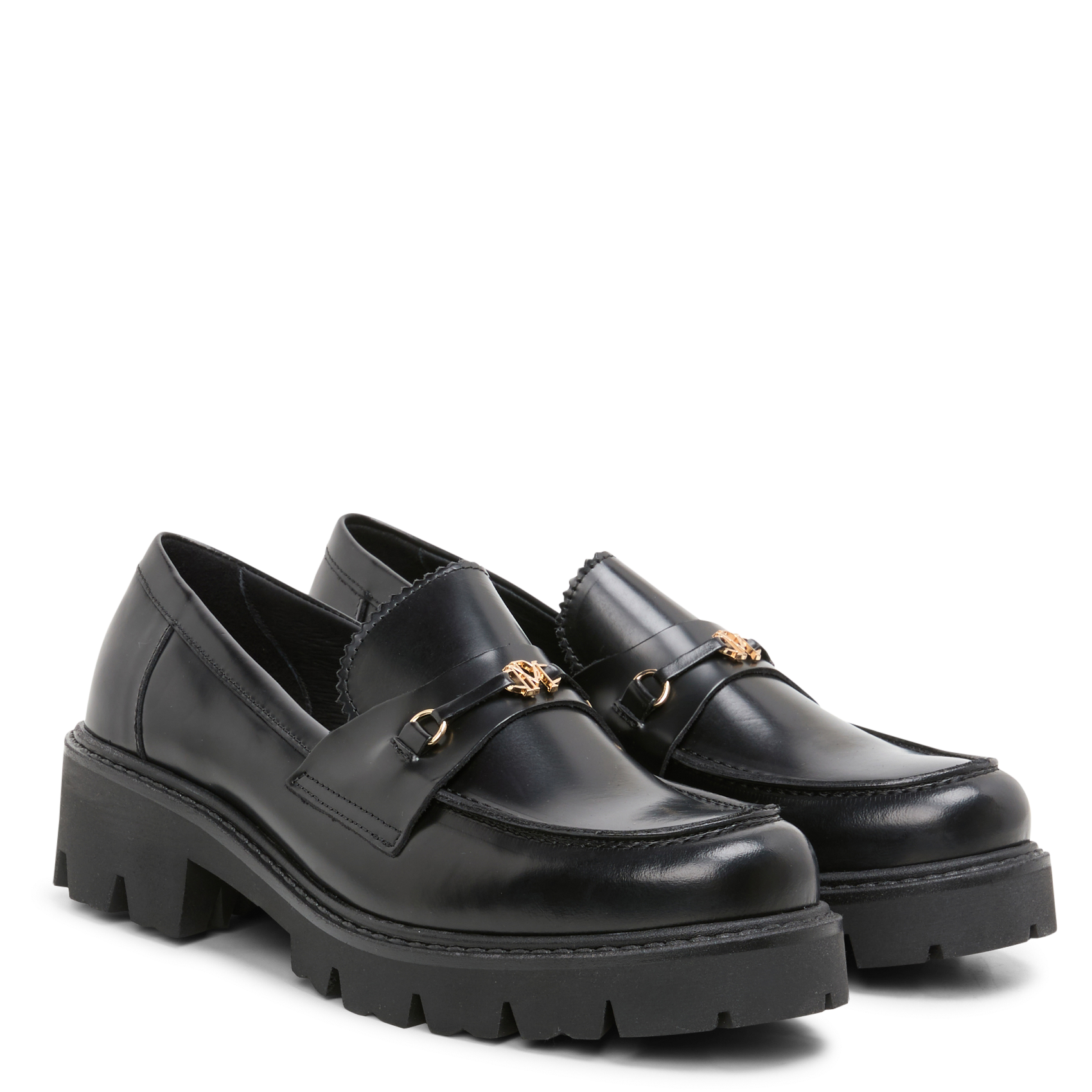 Mocassins en cuir | Noir