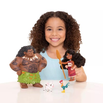 Disney Vaiana & Maui Petite Figursett 4-Pack