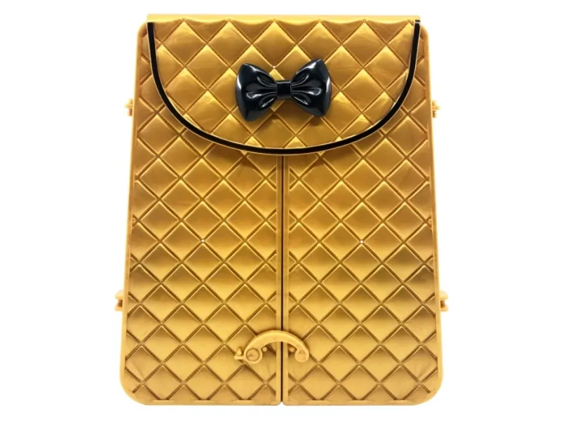 SHIMMER N SPARKLE COSMETIC BACKPACK GOLD