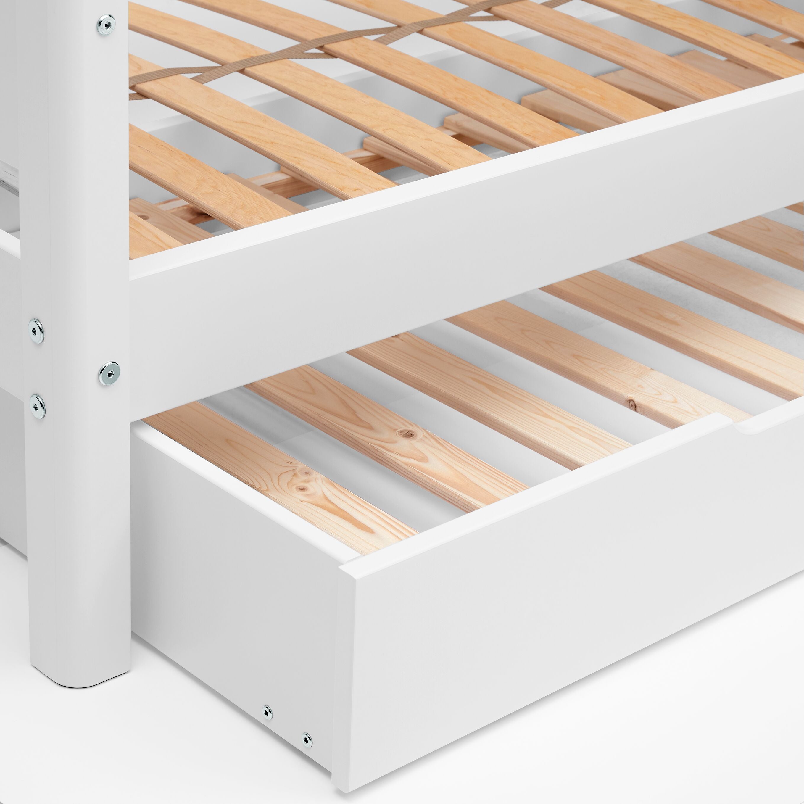 Flexa WHITE Kombibett - Weiss / B: 100.0 cm x T: 210.0 cm x H: 67.0 cm