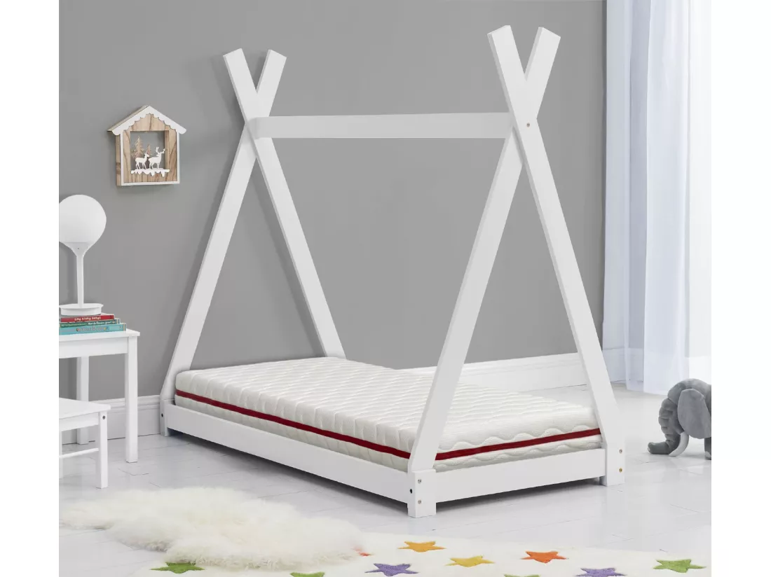 Matelas 90X190 LIT ENFANTS Epaisseur 18 CM ZAFIR Mousse Dehoussable, ideal pour lits gigognes, lit cabane et Montessori