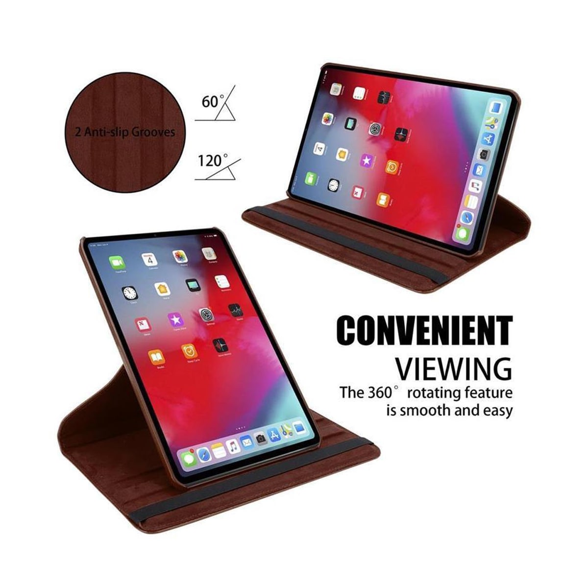 iPad PRO 11 2018 (11 tomme) deksel til nettbrett (brun)