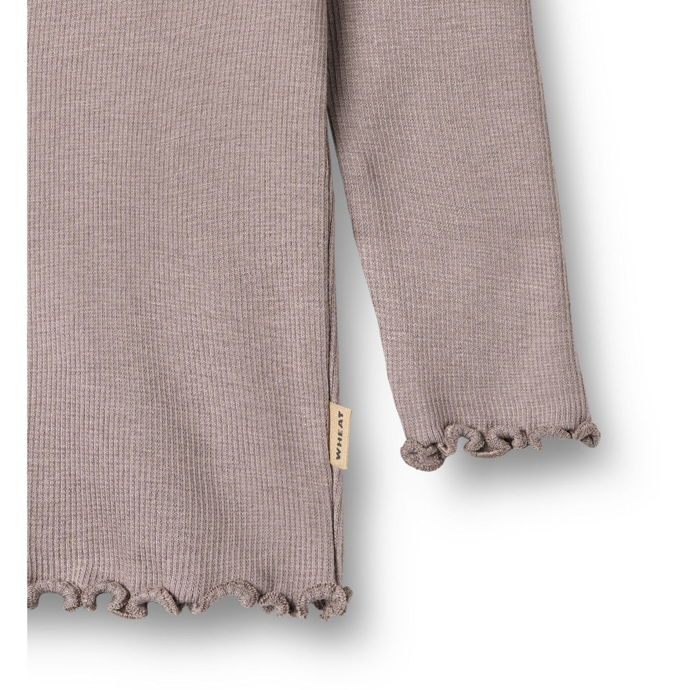 Køb Wheat Dusty Purple Rib Bluse Reese