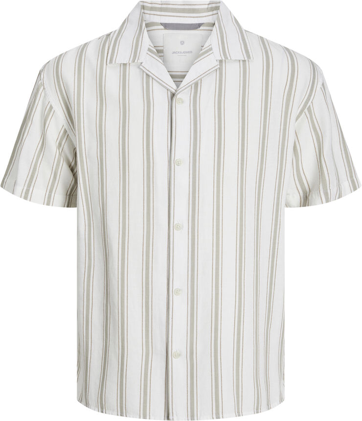 Jack & Jones JPRCCMONTANA RESORT SHIRT S/S SN Abbey stone/relaxed fit