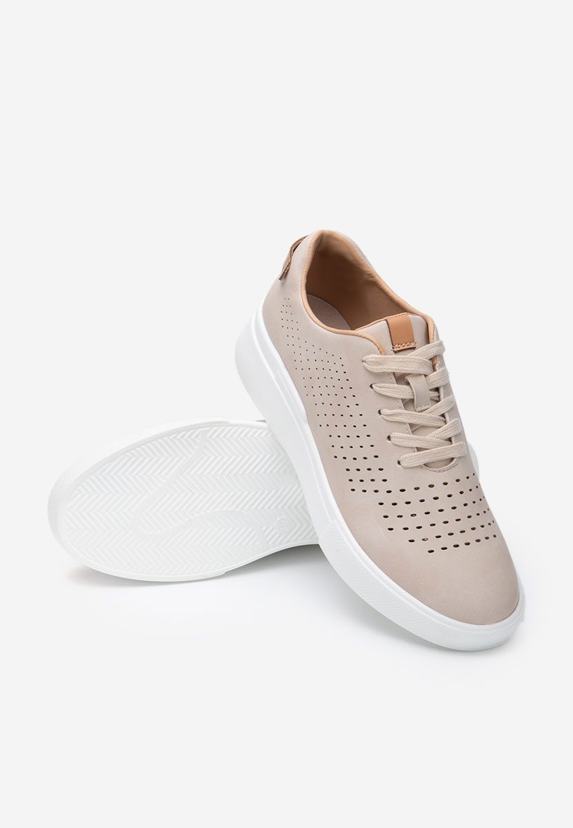 Chaussures casual femme beige Frina