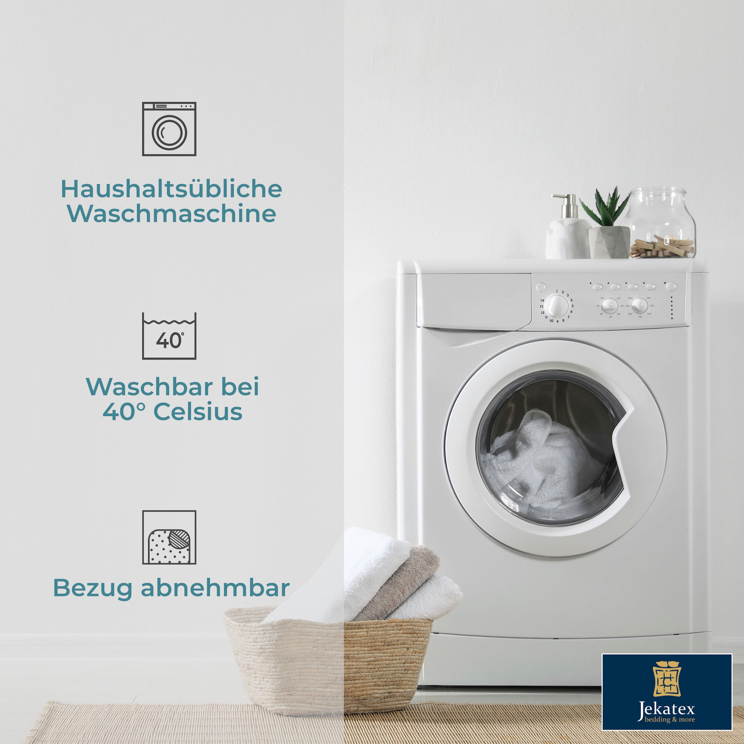 Jekatex Topper »MULTIFLEX 3-Zonen Komfort« für Aufwertung deiner Matratze
